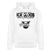 ICK GLOB, MEEN SCHWEIN PFEIFT!-Unisex Bio-Hoodie - Weiß