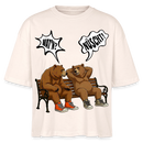 Berliner Bären Shirt mit Berliner Schnauze-WATN? NÜSCHT!-Frauen Boxy Bio-T-Shirt - Natur