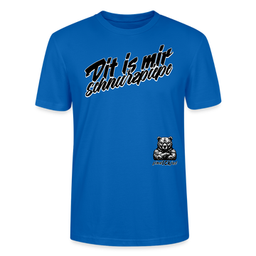 Dit is mir SCHNURZPIEPE-Unisex T-Shirt BIO - Pfauenblau