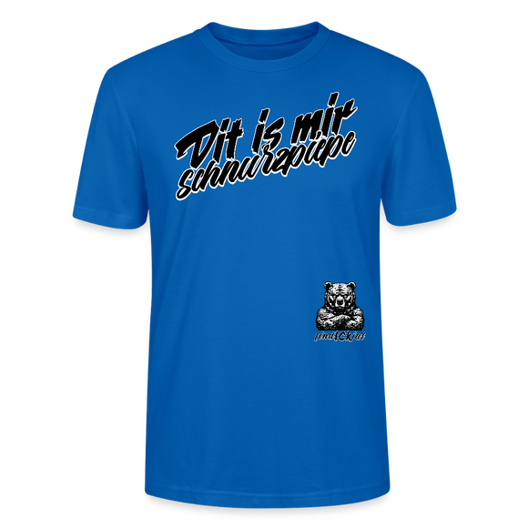 Dit is mir SCHNURZPIEPE-Unisex T-Shirt BIO - Pfauenblau