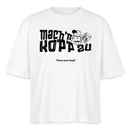 MACH N KOPP ZU-Frauen Boxy Bio-T-Shirt - Weiß