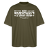 Berliner Spruch des Lobes-NICH ANJESCHISSN-Oversized Unisex Bio T-Shirt - Khaki
