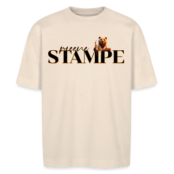 STAMPE-Unisex Oversize Bio-T-Shirt - Naturweiß