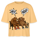 Berliner Bären Shirt mit Berliner Schnauze-WATN? NÜSCHT!-Frauen Boxy Bio-T-Shirt - Mispel