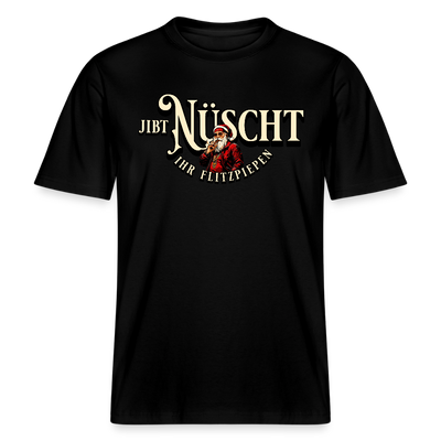 Berlin Shirt-JIBT NÜSCHT IHR FLITZPIEPEN- Unisex Relaxed Fit Bio - Schwarz