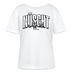 Berlin Shirt-NÜSCHT MUSS ICK25-Rundhals Frauen Bio-T-Shirt - Weiß