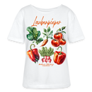 Berliner LAUBENPIEPER-Rundhals Frauen Bio-T-Shirt - Weiß