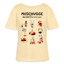 Berlin Shirt-MESCHUGGE-Rundhals Frauen Bio-T-Shirt - Creme