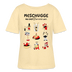 Berlin Shirt-MESCHUGGE-Rundhals Frauen Bio-T-Shirt - Creme