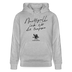 NACHTIGALL ICK HÖR DIR TRAPSEN-Unisex Bio-Hoodie - Grau meliert