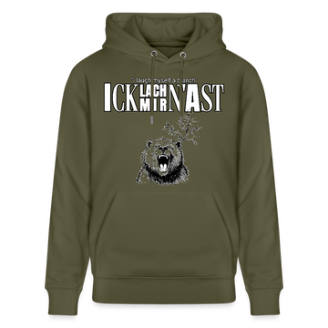 ICK LACH MIR N AST-Unisex Bio-Hoodie II - Khaki Grün
