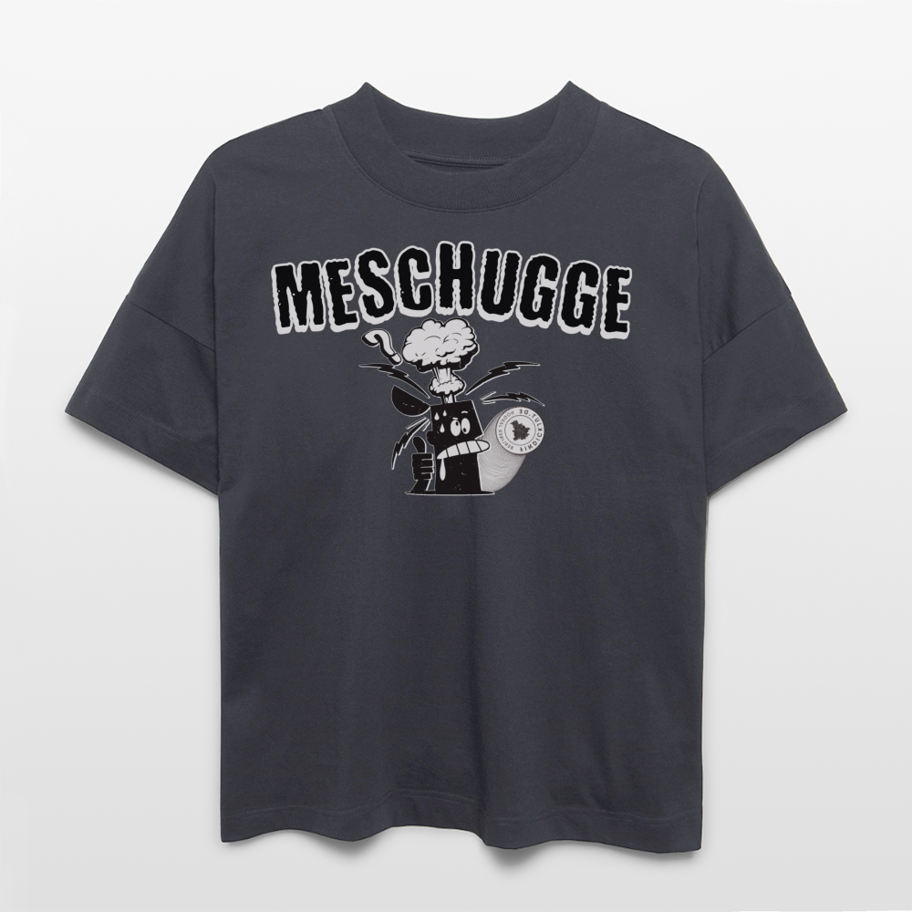 MESCHUGGE - Unisex Oversize Bio-T-Shirt - Indigoblau