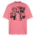 Berlin Souvenir-DIT IS SO!-Oversized Unisex Bio T-Shirt mit Berliner Bär - Pink 