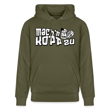 MACH'N KOPP ZU-Unisex Bio-Hoodie II - Khaki Grün
