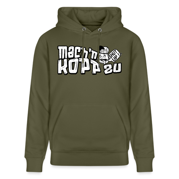 MACH'N KOPP ZU-Unisex Bio-Hoodie II - Khaki Grün