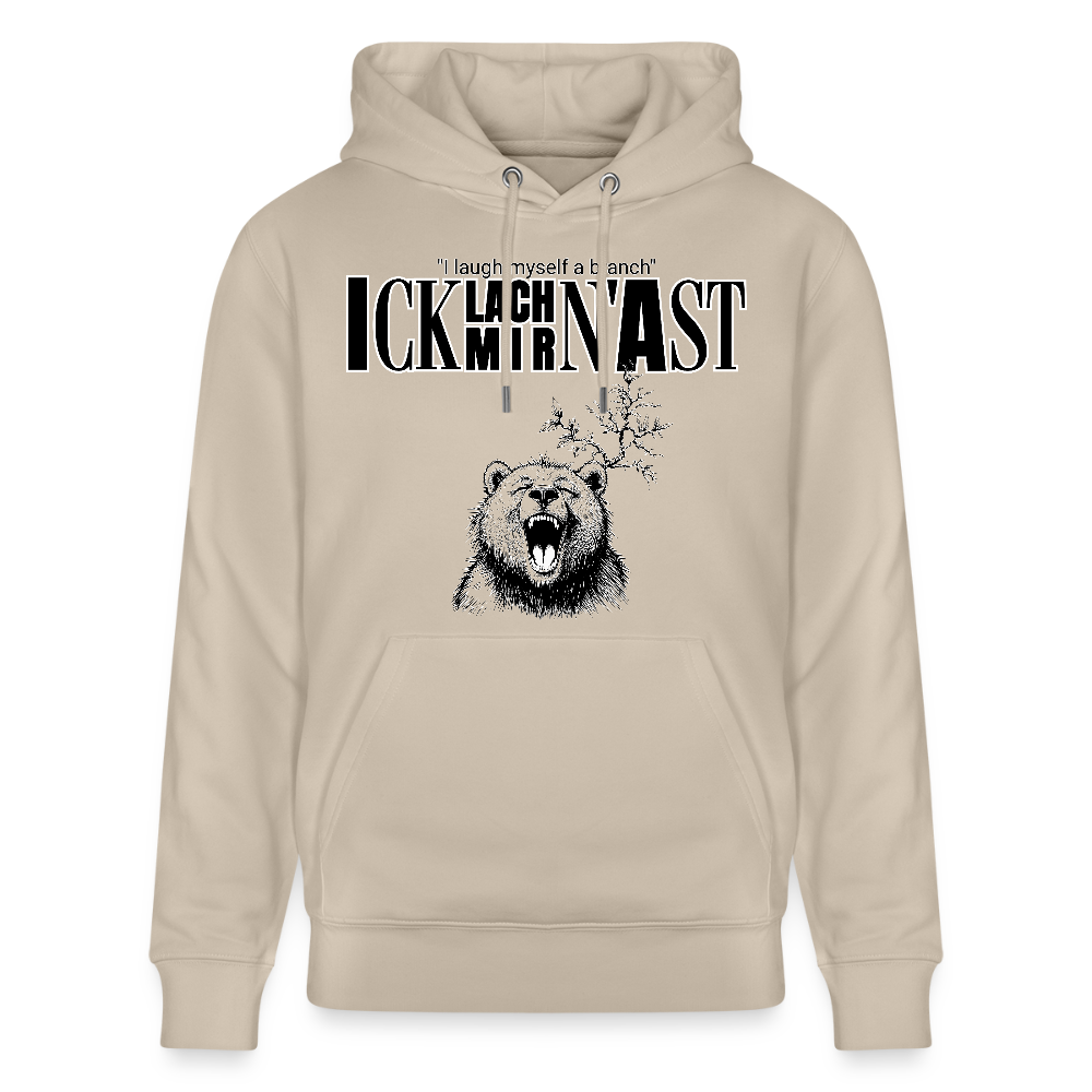 ICK LACH MIR N AST-Unisex Bio-Hoodie - Beige