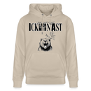 ICK LACH MIR N AST-Unisex Bio-Hoodie - Beige
