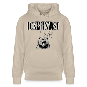 ICK LACH MIR N AST-Unisex Bio-Hoodie - Beige
