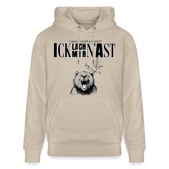ICK LACH MIR N AST-Unisex Bio-Hoodie - Beige