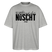 Berliner Spruch-NETT KANN ICK OOCH-Oversized Unisex Bio T-Shirt - Grau meliert