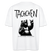 TACHCHEN BERLINER - Unisex Oversize Bio-T-Shirt - backprint - Weiß