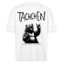 TACHCHEN BERLINER - Unisex Oversize Bio-T-Shirt - backprint - Weiß