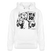 Berlin Souvenir Hoodie -DIT IS SO! – Unisex Bio-Hoodie mit Berliner Bär - Weiß
