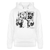 Berlin Souvenir Hoodie -DIT IS SO! – Unisex Bio-Hoodie mit Berliner Bär - Weiß