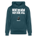 ICK MACH WAT ICK WILL-Unisex Bio-Hoodie - Dunkles Petrol