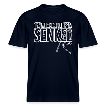 JEH MIR NICH UFFN SENKEL-Relaxed Fit Unisex Bio-T-Shirt II - Navy