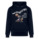 WAT KIEKSTN SO?-Unisex Bio-Hoodie II - Navy