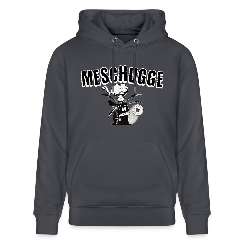 MESCHUGGE - Unisex Bio-Hoodie - Indigoblau