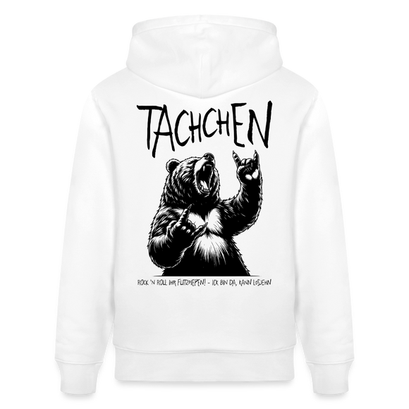TACHCHEN BERLINER - Unisex Bio-Hoodie-backprint - Weiß