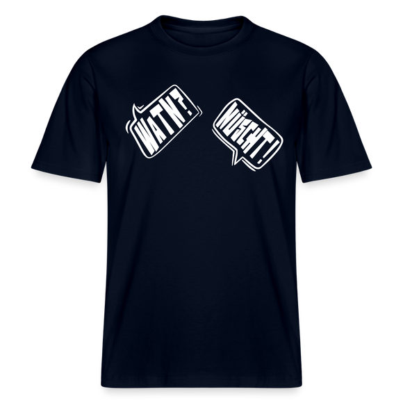 WATN? NÜSCHT!-Relaxed Fit Unisex Bio-T-Shirt - Navy