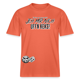 JEH MIR NICH UFFN KEKS!-Relaxed Fit Unisex Bio-T-Shirt - Hellrot
