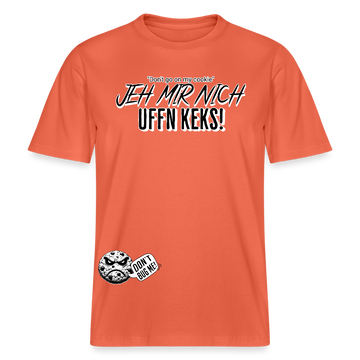 JEH MIR NICH UFFN KEKS!-Relaxed Fit Unisex Bio-T-Shirt - Hellrot