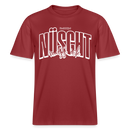 Berlin Shirt mit Schnauze-NÜSCHT-Relaxed Fit Unisex Bio - Erdrot