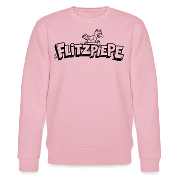 Berliner FLITZPIEPE-Unisex Bio-Sweatshirt - Hellrosa