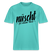 Berlin Shirt-NÜSCHT FÜR SCHWACHE NERVEN- RELAXED FIT Unisex Organic T-Shirt mit Berliner Spruch - Poolblau
