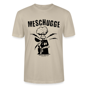 Berlin Shirt-MESCHUGGE - Unisex BIO T-Shirt - Beige