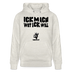 ICK MACH WAT ICK WILL-Unisex Bio-Hoodie II - Beige meliert