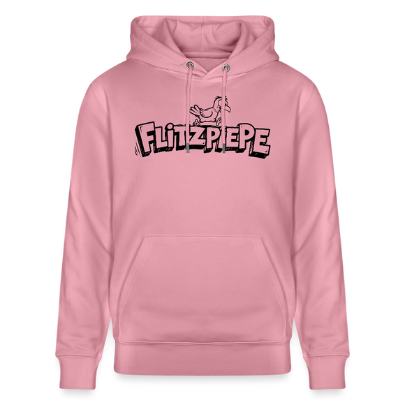 FLITZPIEPE-Unisex Bio-Hoodie mit dem Original Berliner Spruch - Lila Traum