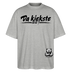 Da kiekste, wa? -Oversized Unisex Bio T-Shirt II - Grau meliert
