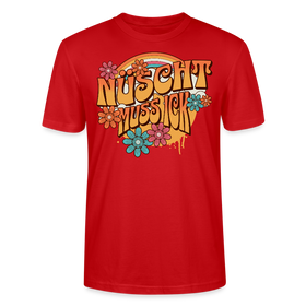 BERLINER RETRO-NÜSCHT MUSS ICK-Unisex T-Shirt BIO - Rot