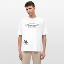 NACHTIGALL ICK HÖR DIR TRAPSEN-Unisex Oversize Bio-T-Shirt - Weiß