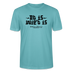 Berliner Schnauze trifft Berliner Gelassenheit-ET IS WIE'T IS-Unisex T-Shirt - Pastelltürkis