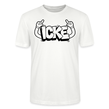 ICKE-Unisex T-Shirt mit echt Berliner Schnauze - Weiß
