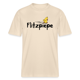 DIE FLITZPIEPE - Relaxed Fit Unisex Bio-T-Shirt - Naturweiß