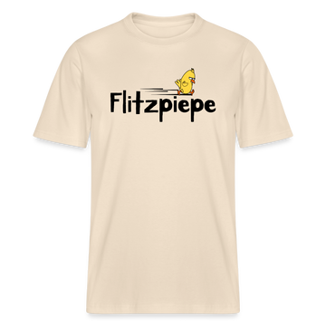 DIE FLITZPIEPE - Relaxed Fit Unisex Bio-T-Shirt - Naturweiß