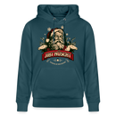 JIBT NÜSCHT - Unisex Bio-Hoodie - Dunkles Petrol